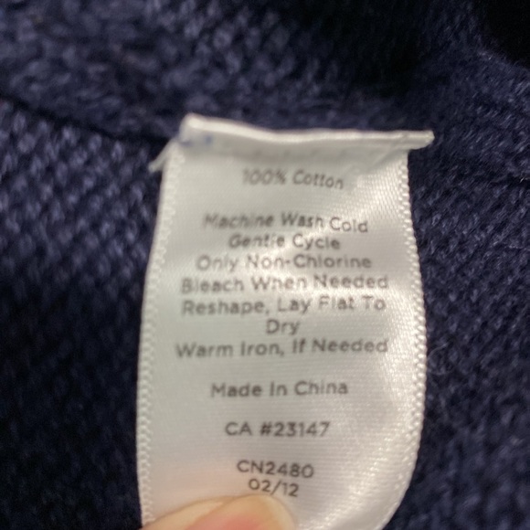 Talbots dark blue sweater small - Picture 5 of 5